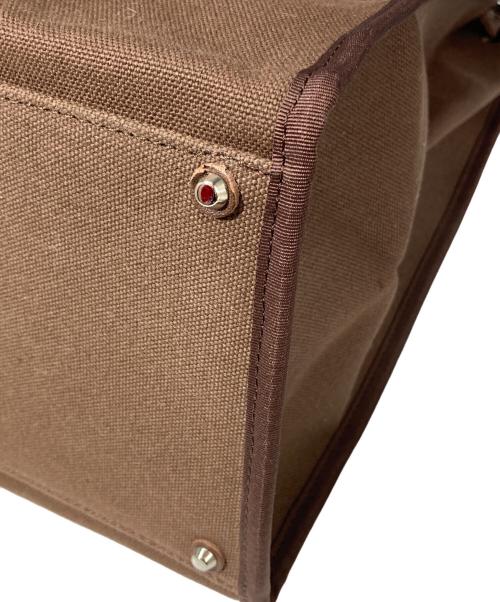 SITA PARANTICA（シータパランティカ）sita parantica (シータパランティカ) キャンバストートバッグ ブラウンの古着・服飾アイテム