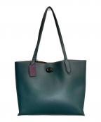 COACHコーチ）の古着「ウィロウ トート」｜グリーン