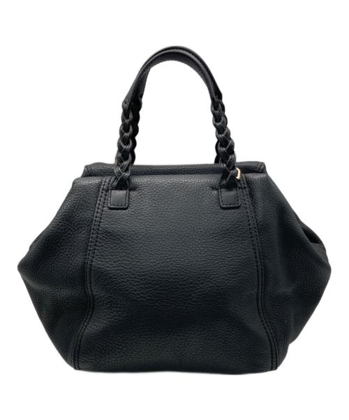 TORY BURCH（トリーバーチ）TORY BURCH (トリーバーチ) ハーフムーンスモール サッチェル バッグ ブラックの古着・服飾アイテム