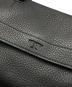 中古・古着 TORY BURCH (トリーバーチ) ハーフムーンスモール サッチェル バッグ ブラック：14000円