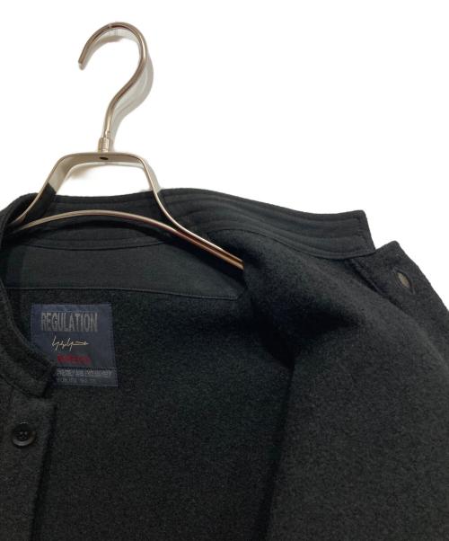 REGULATION Yohji Yamamoto（レギュレーションヨウジヤマモト）REGULATION Yohji Yamamoto (レギュレーションヨウジヤマモト) REスタンドカラーシャツ ブラック サイズ:1の古着・服飾アイテム