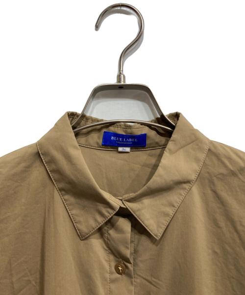 BLUE LABEL CRESTBRIDGE（ブルーレーベルクレストブリッジ）BLUE LABEL CRESTBRIDGE (ブルーレーベルクレストブリッジ) トレンチシャツワンピース ベージュ サイズ:36の古着・服飾アイテム