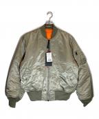 ALPHAアルファ）の古着「フライトジャケット」｜カーキ