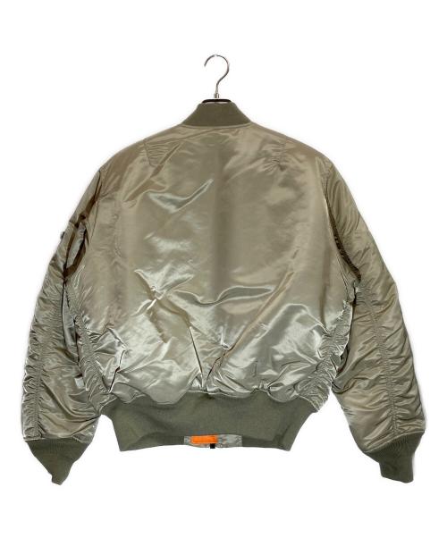 ALPHA（アルファ）ALPHA (アルファ) フライトジャケット カーキ サイズ:Lの古着・服飾アイテム