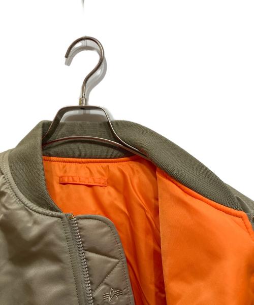 ALPHA（アルファ）ALPHA (アルファ) フライトジャケット カーキ サイズ:Lの古着・服飾アイテム
