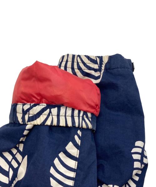 Bohemians（ボヘミアンズ）Bohemians (ボヘミアンズ) ゼブラ柄ダウンジャケット ネイビー サイズ:Sの古着・服飾アイテム