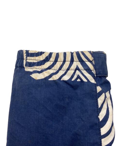 Bohemians（ボヘミアンズ）Bohemians (ボヘミアンズ) ゼブラ柄ダウンジャケット ネイビー サイズ:Sの古着・服飾アイテム