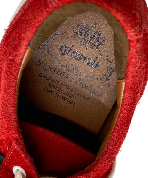 glamb（グラム）glamb (グラム) Big Sole Sneakers レッド サイズ:25.5の古着・服飾アイテム