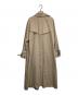 23区 (ニジュウサンク) ウールギャバジンボタンレストレンチコート ベージュ サイズ:38：7000円