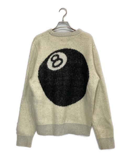 stussy（ステューシー）stussy (ステューシー) 8 Ball Heavy Brushed Mohair ベージュ サイズ:Ⅿの古着・服飾アイテム