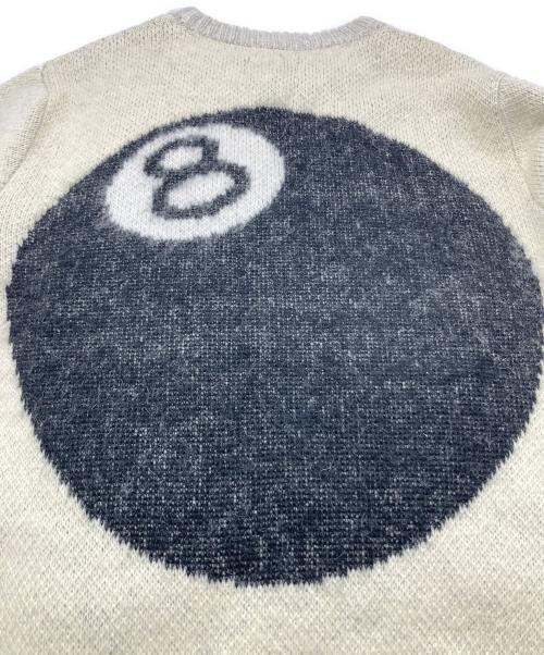 stussy（ステューシー）stussy (ステューシー) 8 Ball Heavy Brushed Mohair ベージュ サイズ:Ⅿの古着・服飾アイテム
