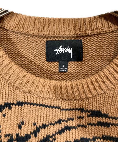 stussy（ステューシー）stussy (ステューシー) VENUS SWEATER ブラウン サイズ:Sの古着・服飾アイテム