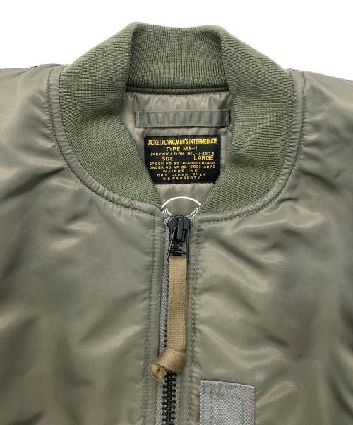 waiper（ワイパー）waiper (ワイパー) MA-1ジャケット グリーン サイズ:Lの古着・服飾アイテム