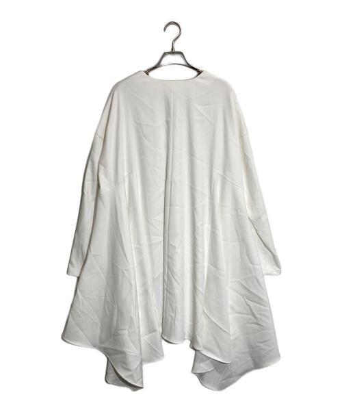 LE PHIL（ル フィル）LE PHIL (ル フィル) 2WAYツイルイレギュラーヘムブラウス レディース ホワイト サイズ:FREEの古着・服飾アイテム