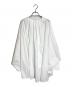 LE PHIL (ル フィル) ノーカラーワイドブラウス ホワイト サイズ:FREE：6000円
