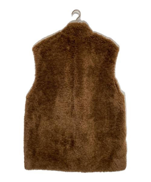 MUSE de Deuxieme Classe（ミューズ ドゥーズィエム クラス）MUSE de Deuxieme Classe (ミューズ ドゥーズィエム クラス) TEDDY BOA ベスト ブラウン サイズ:SIZE Freeの古着・服飾アイテム