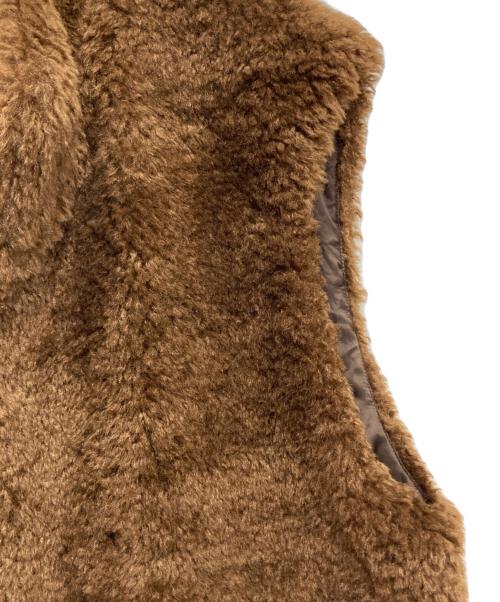 MUSE de Deuxieme Classe（ミューズ ドゥーズィエム クラス）MUSE de Deuxieme Classe (ミューズ ドゥーズィエム クラス) TEDDY BOA ベスト ブラウン サイズ:SIZE Freeの古着・服飾アイテム