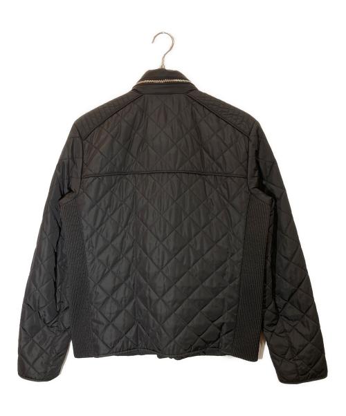 PRADA（プラダ）PRADA (プラダ) トライアングルプレート キルティングジャケット ブラック サイズ:Ｌの古着・服飾アイテム