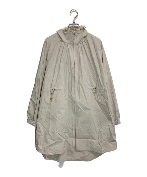 23区（ニジュウサンク）23区 (ニジュウサンク) ナイロン2WAYストレッチ フーデットアウター アイボリー サイズ:36の古着・服飾アイテム