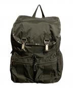 LeSportsacレスポートサック）の古着「MODERN FLAP BACKPACK2」｜カーキ
