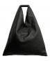 MM6 Maison Margiela (エムエムシックスメゾンマルジェラ) ジャパニーズ レザー トライアングル ミディアムバッグ ブラック サイズ:-：40000円