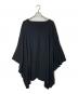 s'yte (サイト) COTTON JERSEY SLIT NECK PONCHO PULLOVER ブラック サイズ:3：12000円