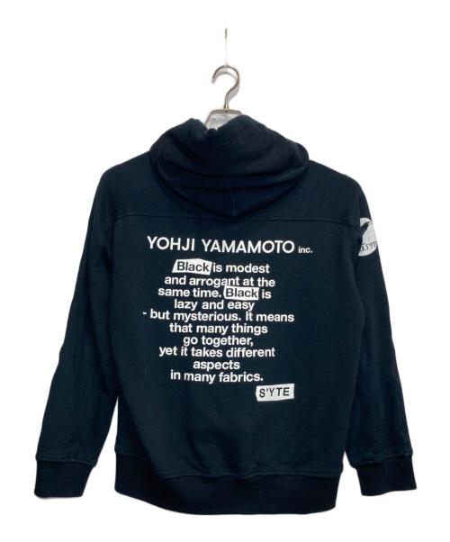 s'yte（サイト）s'yte (サイト) バックプリントパーカー ブラック サイズ:3の古着・服飾アイテム