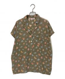 LOEWE（ロエベ）の古着「オールドシルクプルオーバーシャツ」｜ベージュ