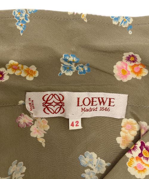 LOEWE（ロエベ）LOEWE (ロエベ) オールドシルクプルオーバーシャツ ベージュ サイズ:42の古着・服飾アイテム