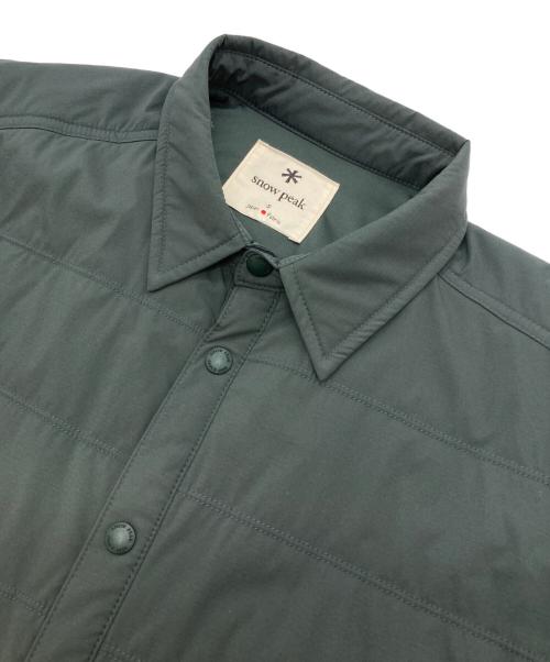 Snow peak（スノーピーク）snow peak (スノーピーク) Flexible Insulated Shirts グリーン サイズ:Sの古着・服飾アイテム