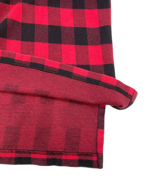 POLO RALPH LAUREN（ポロ・ラルフローレン）POLO RALPH LAUREN (ポロ・ラルフローレン) バッファローチェックプルオーバーシャツ レッド×ブラック サイズ:Lの古着・服飾アイテム