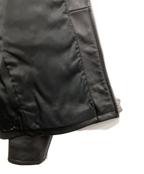 BEAUTY&YOUTH（ビューティーアンドユース）BEAUTY&YOUTH (ビューティーアンドユース) シープ シングルライダースジャケット ブラック サイズ:Sの古着・服飾アイテム