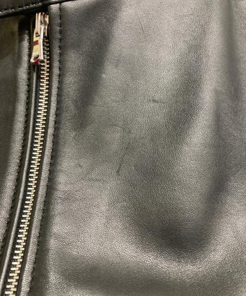 BEAUTY&YOUTH（ビューティーアンドユース）BEAUTY&YOUTH (ビューティーアンドユース) シープ シングルライダースジャケット ブラック サイズ:Sの古着・服飾アイテム