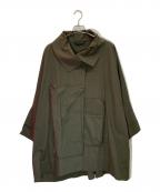 MOYURUモユル）の古着「デザインコート」｜カーキ