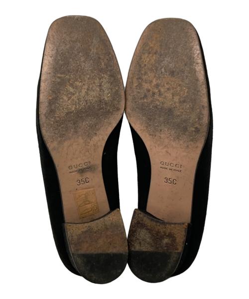 GUCCI（グッチ）GUCCI (グッチ) ビットパンプス ブラック サイズ:35の古着・服飾アイテム