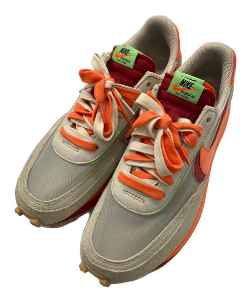 NIKE（ナイキ）NIKE (ナイキ) sacai (サカイ) CLOT (クロット) LD Waffle オレンジ×ベージュ サイズ:28cmの古着・服飾アイテム