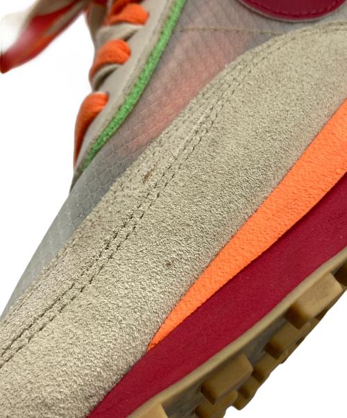 NIKE（ナイキ）NIKE (ナイキ) sacai (サカイ) CLOT (クロット) LD Waffle オレンジ×ベージュ サイズ:28cmの古着・服飾アイテム