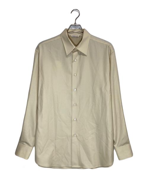 AURALEE（オーラリー）AURALEE (オーラリー) SUPER LIGHT WOOL SHIRT ベージュ サイズ:3の古着・服飾アイテム