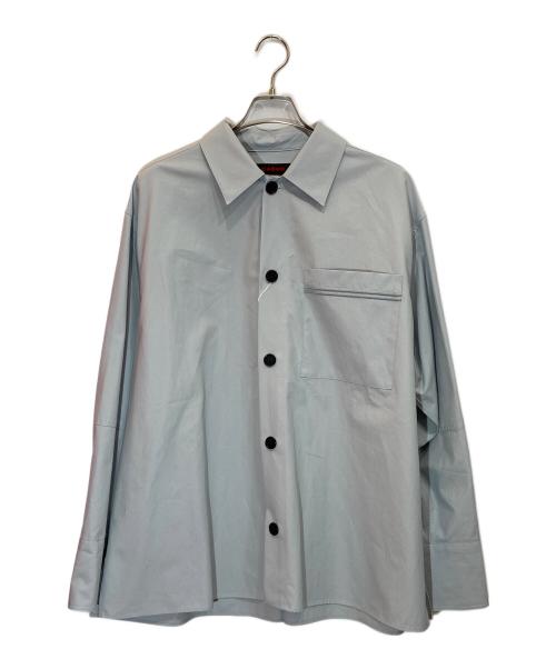 CABAN（キャバン）CABaN (キャバン) コットンウェザー シャツ ブルー サイズ:Lの古着・服飾アイテム