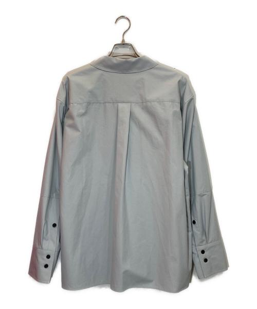 CABAN（キャバン）CABaN (キャバン) コットンウェザー シャツ ブルー サイズ:Lの古着・服飾アイテム