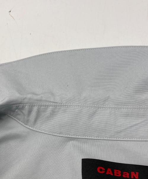 CABAN（キャバン）CABaN (キャバン) コットンウェザー シャツ ブルー サイズ:Lの古着・服飾アイテム