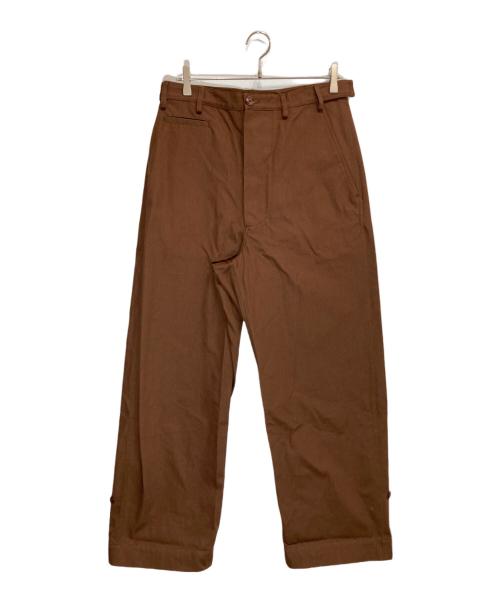 KENZO（ケンゾー）KENZO (ケンゾー) オーバーサイズ ストレートパンツ ブラウン サイズ:Mの古着・服飾アイテム