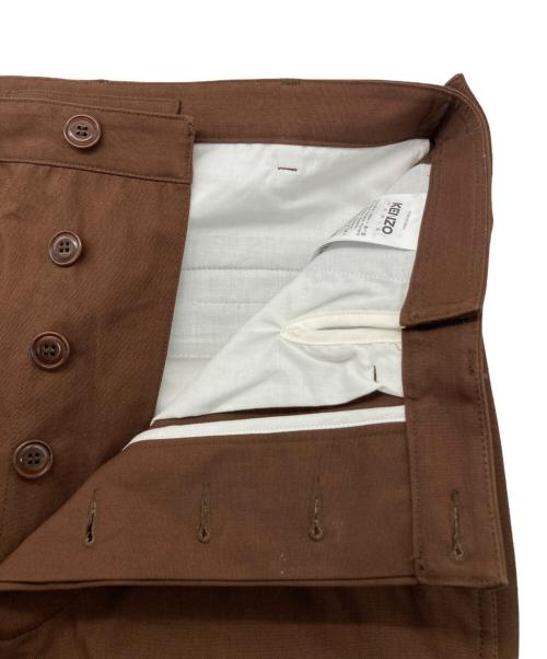 KENZO（ケンゾー）KENZO (ケンゾー) オーバーサイズ ストレートパンツ ブラウン サイズ:Mの古着・服飾アイテム