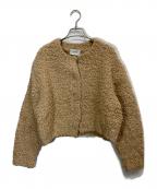 CLANEクラネ）の古着「テディベア ハンド ニット トップス」｜ベージュ