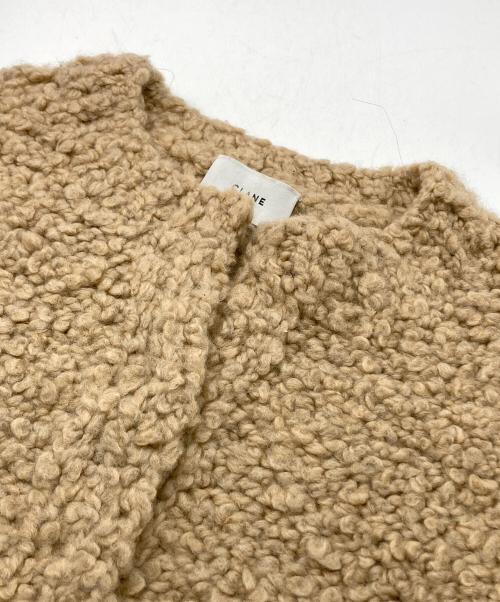 CLANE（クラネ）CLANE (クラネ) テディベア ハンド ニット トップス ベージュ サイズ:2の古着・服飾アイテム