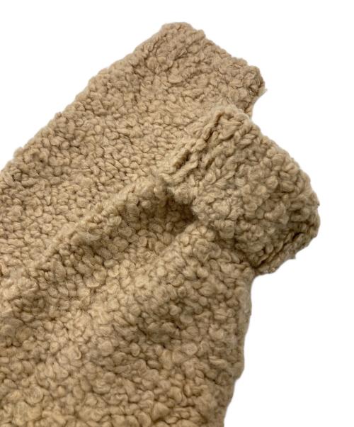 CLANE（クラネ）CLANE (クラネ) テディベア ハンド ニット トップス ベージュ サイズ:2の古着・服飾アイテム