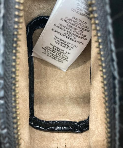 POLO RALPH LAUREN（ポロ・ラルフローレン）POLO RALPH LAUREN (ポロ・ラルフローレン) クロコエンボスド ミニバック ブラック サイズ:-の古着・服飾アイテム