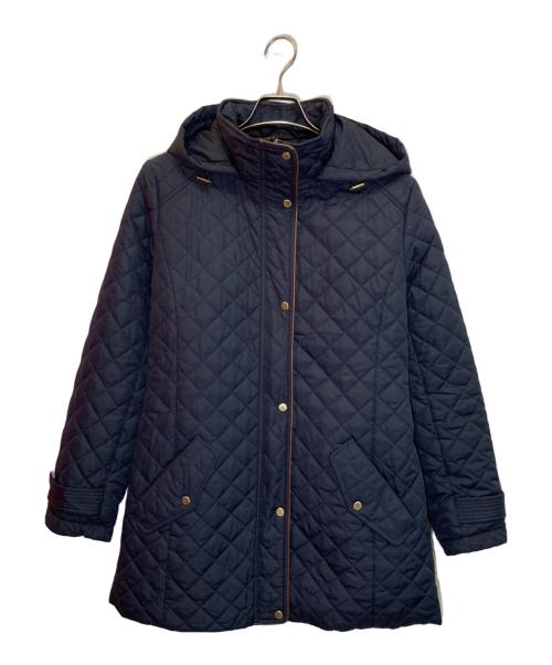 LAUREN RALPH LAUREN（ローレンラルフローレン）LAUREN RALPH LAUREN (ローレンラルフローレン) パイピングキルティングコート ネイビー サイズ:Lの古着・服飾アイテム