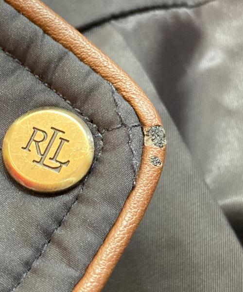 LAUREN RALPH LAUREN（ローレンラルフローレン）LAUREN RALPH LAUREN (ローレンラルフローレン) パイピングキルティングコート ネイビー サイズ:Lの古着・服飾アイテム