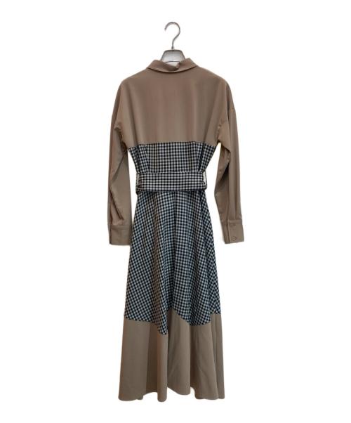 Diagram GRACE CONTINENTAL（ダイアグラム グレースコンチネンタル）Diagram GRACE CONTINENTAL (ダイアグラム グレースコンチネンタル) ワンピース ベージュ サイズ:36の古着・服飾アイテム